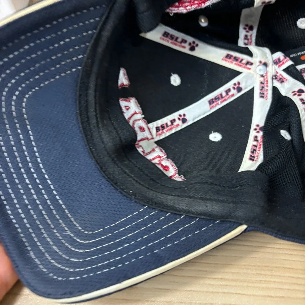 Blaine Spring Lake Park Hat Cap Fitted L/XL‎ Blue Panthers Football Minnesota